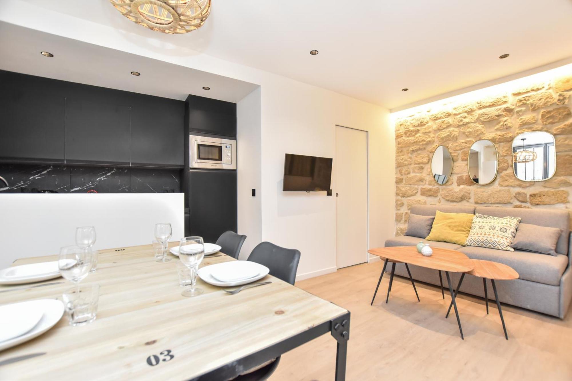 Cozy Apartment - 1Br-4P - Sentier Paris Exterior foto